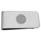 USC Seal Silver Money Clip